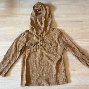 Old Navy Brown Long Sleeve Kids Hoodie